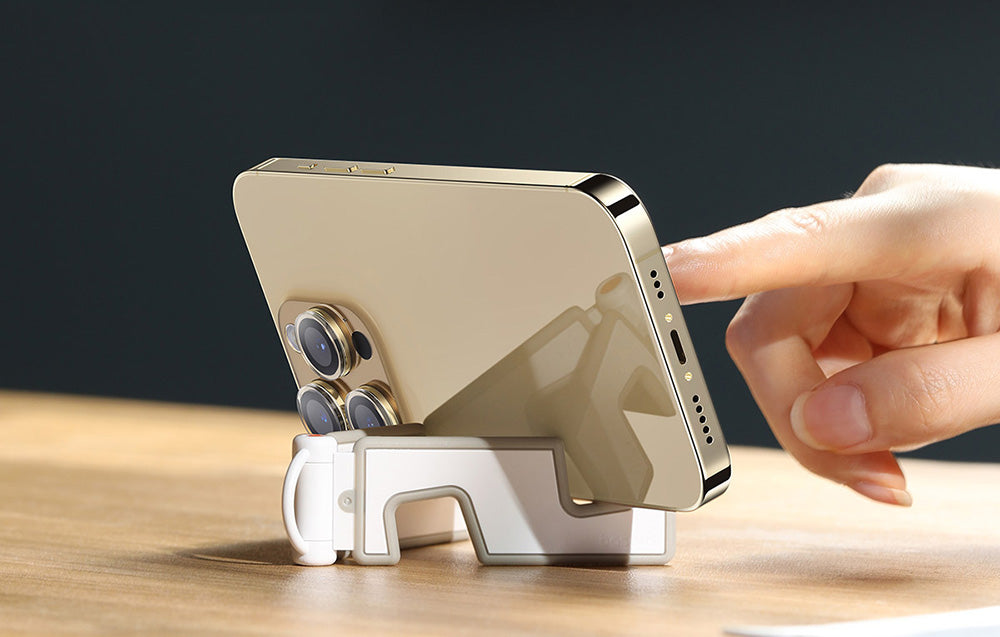 Foldbar telefonholder Baseus (hvid)
