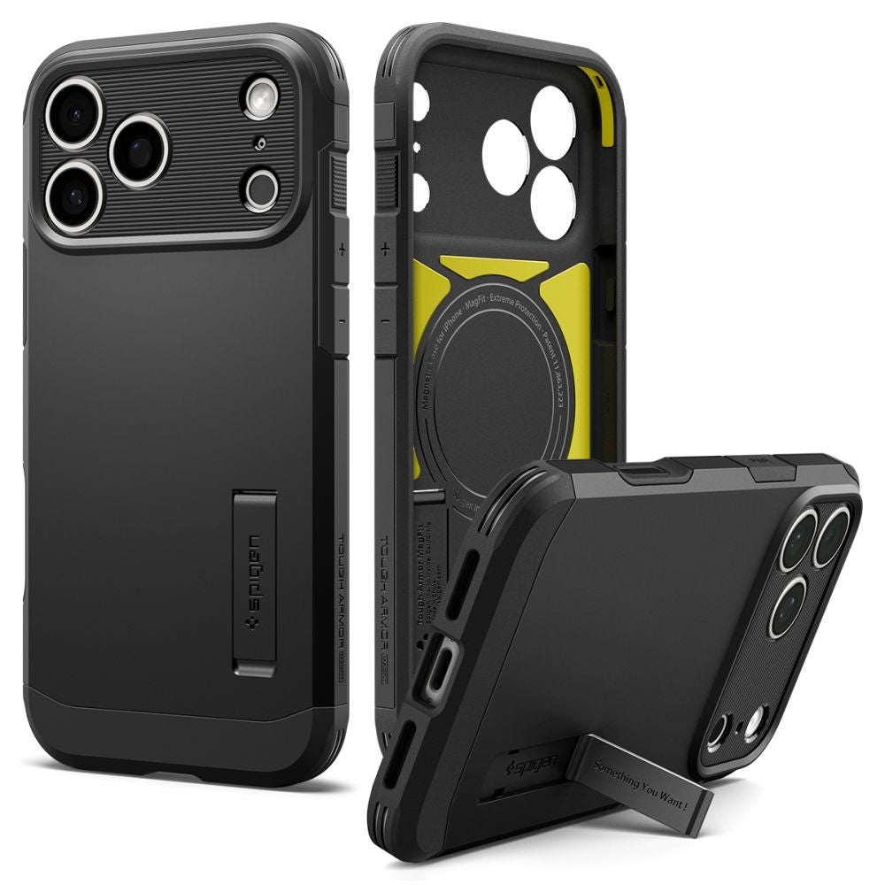 Spigen Tough Armor T Magsafe Iphone 17 Pro Max / 18 Pro Max Sort