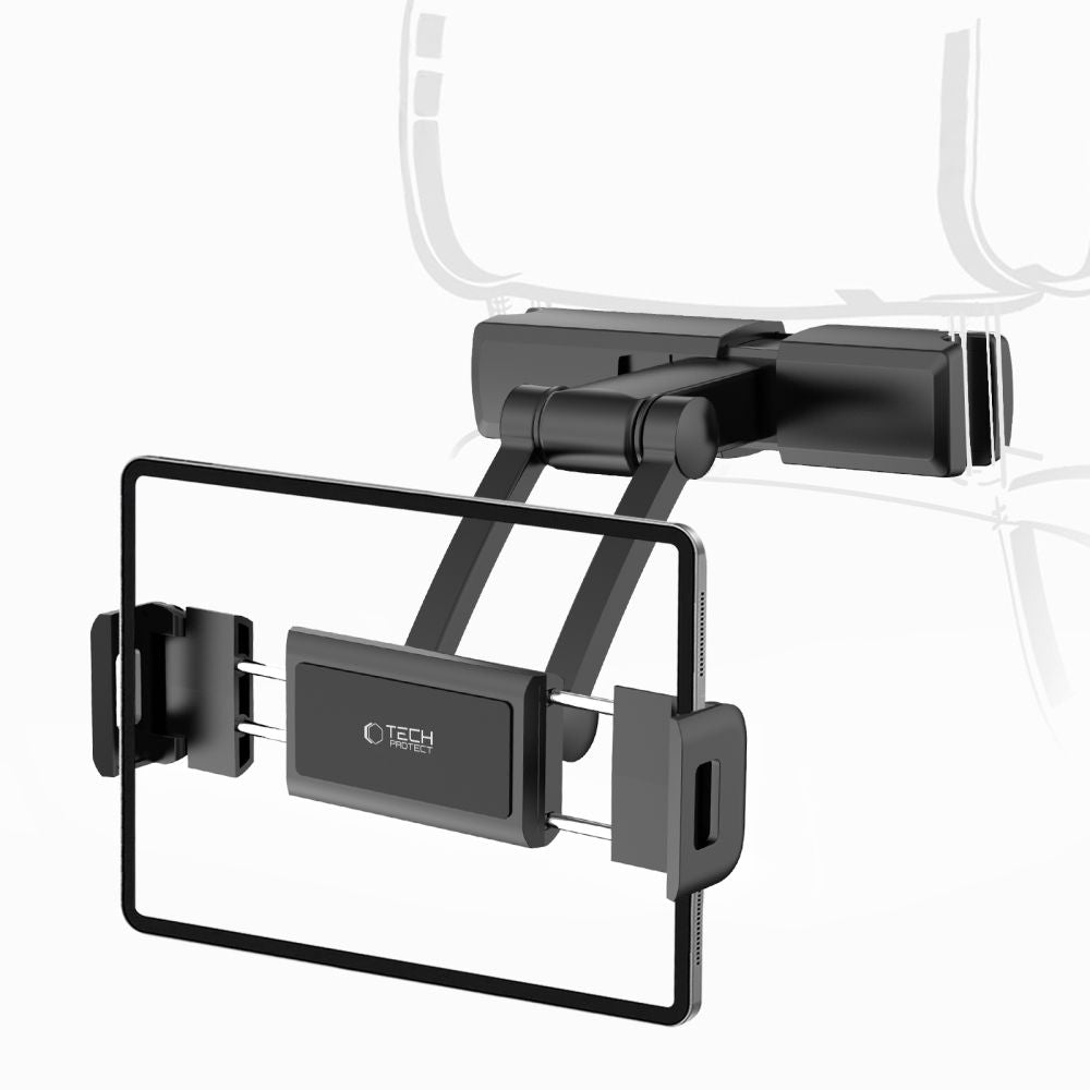 Tech Protect V2 Strækbar Nakkestøtte Bilholder Til Tablet Sort