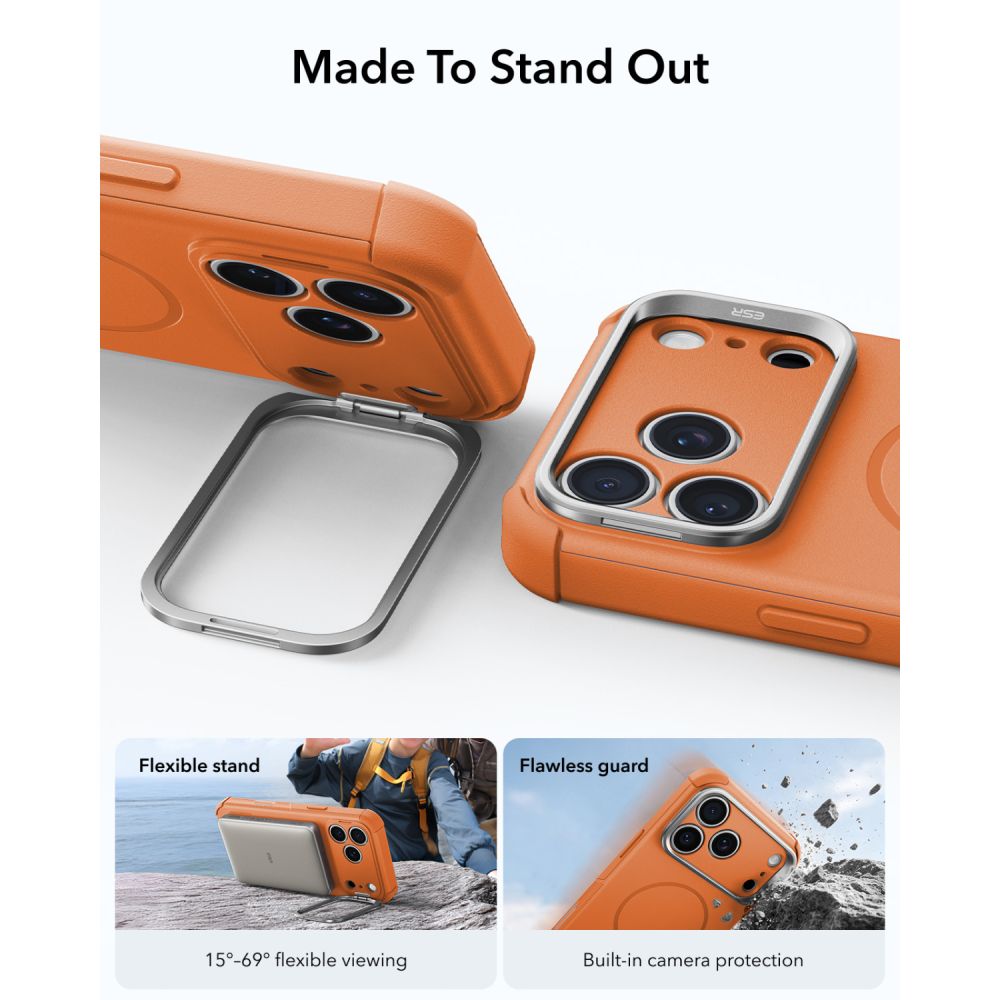 Esr Cyber Tough Støtte Magsafe Iphone 17 Pro / 18 Pro Orange
