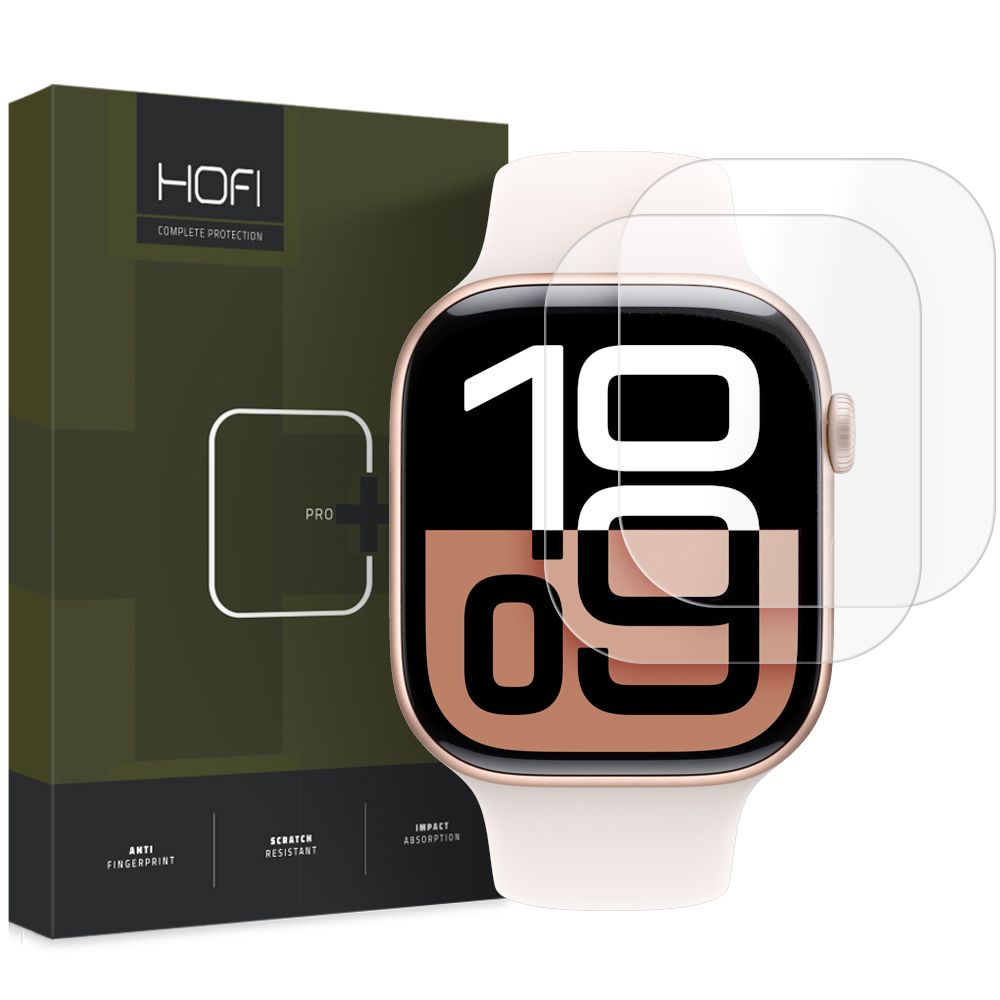 Hydrogelfilm Hofi Hydroflex Pro+ 2 Pak Apple Watch 10 / 11 (42 Mm) Klar