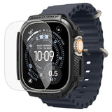 Spigen Rugged Armor & Hærdet Glas Til Apple Watch Ultra 1 / 2 / 3 / 4 (49 Mm) Matsort