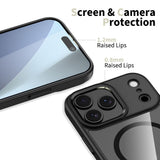 Tech Protect Magmat Magsafe Iphone 17 Pro Sort/Klar