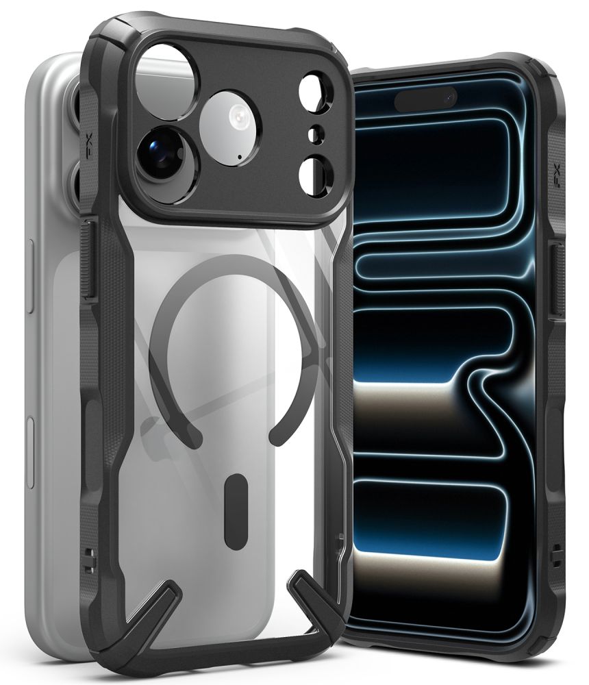 Ringke Fusion X Magnetisk Magsafe Iphone 17 Pro / 18 Pro Sort