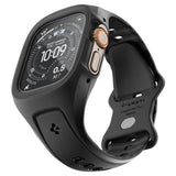Spigen Liquid Air Pro & Hærdet Glas Til Apple Watch Ultra 1 / 2 / 3 / 4 (49 Mm) Sort