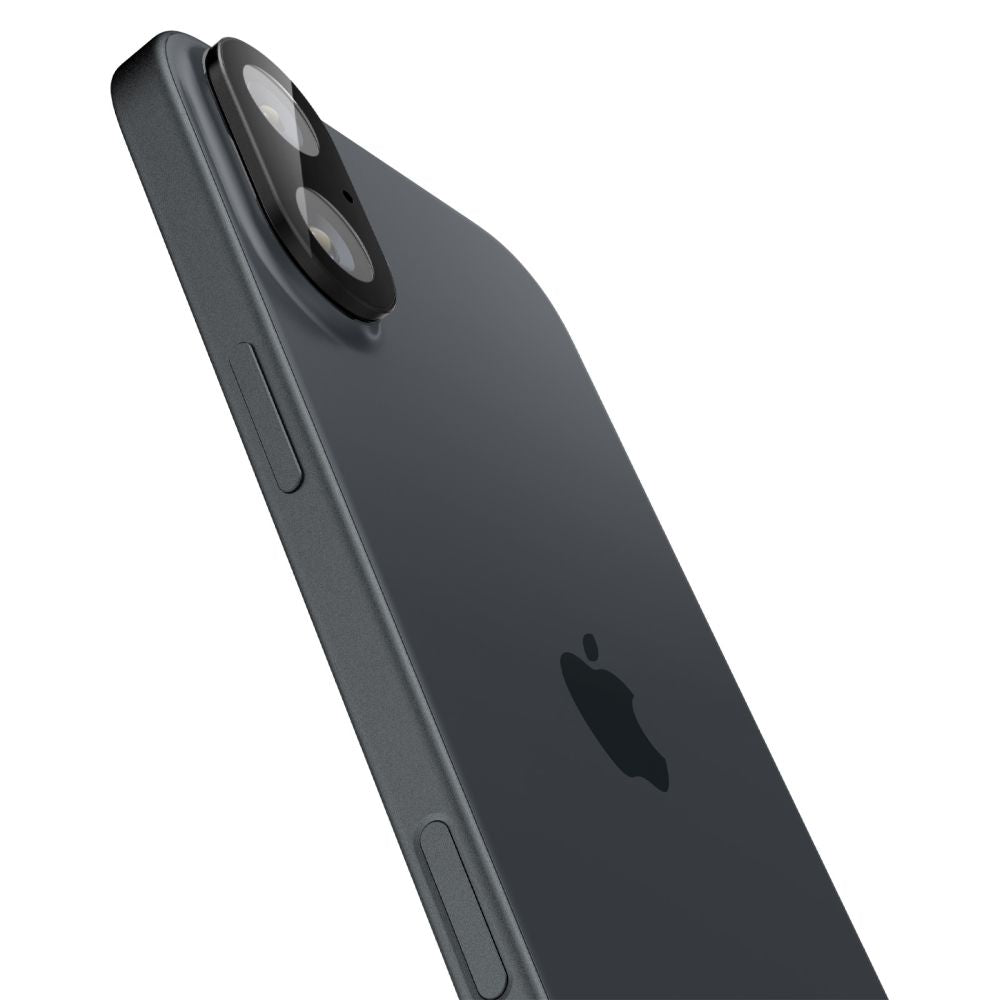 Kamera Beskyttelse Spigen Optik Glas.Tr Camera Protector 2 Pack Iphone 16 / 16 Plus Sort