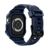 Spigen Rugged Armor ”Pro” V2 Apple Watch 10/11 (42 Mm) Marineblå