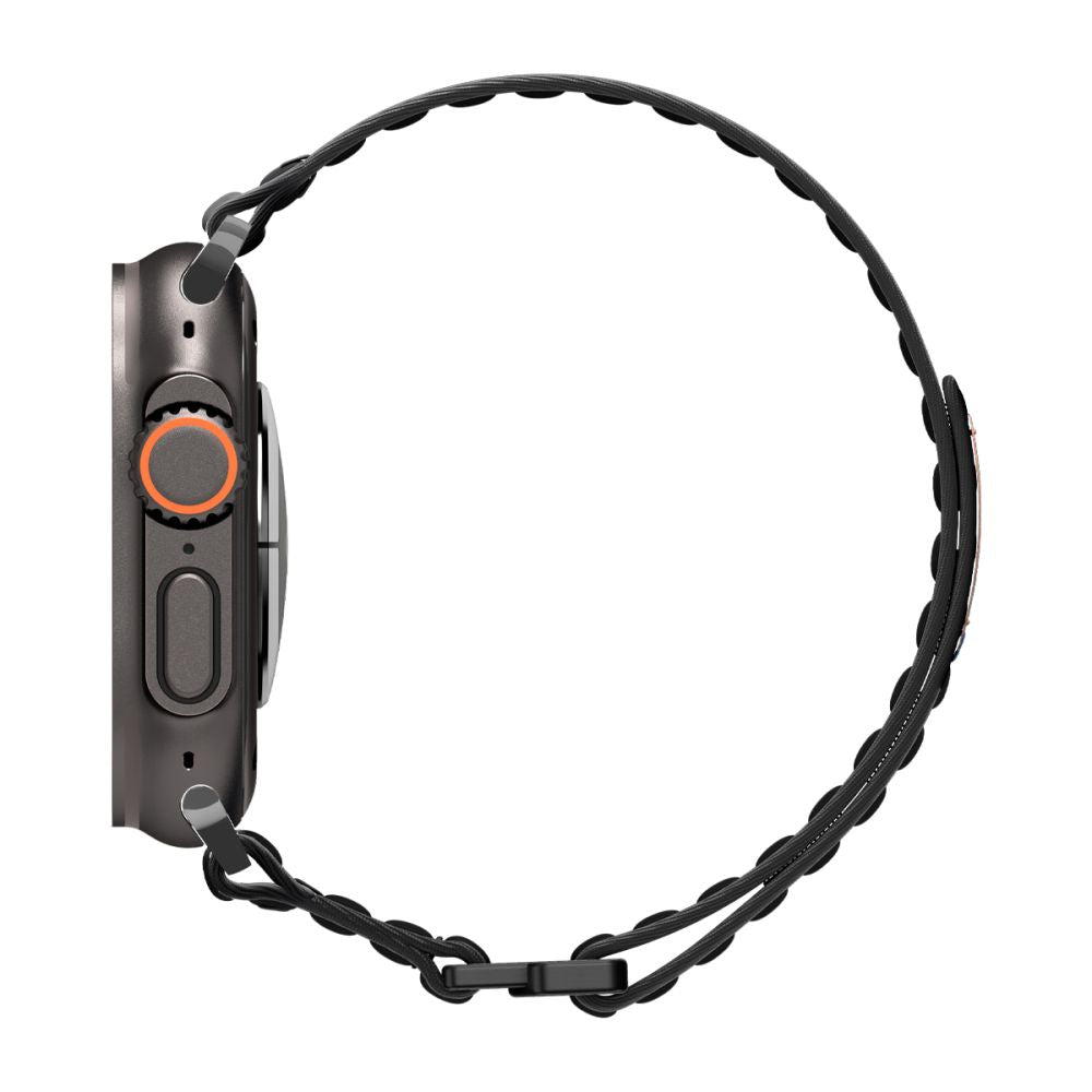 Spigen Wbf0 Remmen Til Apple Watch 8 / 9 / 10 / 11 / 12 / Se / Ultra (44 / 45 / 46 / 49 Mm) Sort
