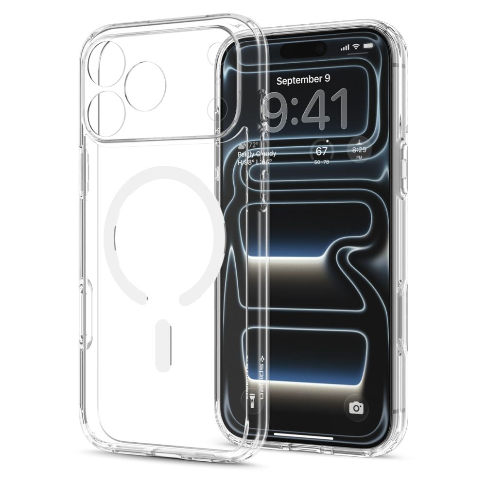 Spigen Ultra Hybrid Magsafe Iphone 17 Pro Max / 18 Pro Max Klar/Hvid