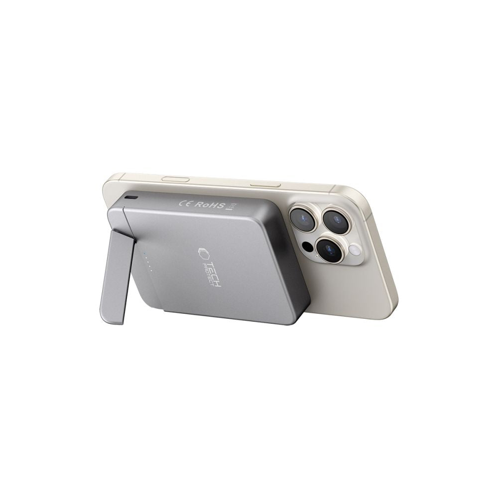 Tech Protect Pb15 Lifemag Magsafe Powerbank 10000 M Ah Spacegrå