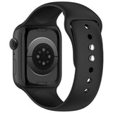 Tech Protect Silikone Apple Watch 8 / 9 / 10 / 11 / 12 / Se / Ultra (44 / 45 / 46 / 49 Mm) Sort