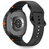 Tech Protect Silikone Samsung Galaxy Watch 8 / 9 / Classic (40 / 44 / 46 Mm) Sort