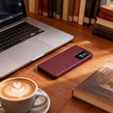 Tech Protect Smart Wallet Galaxy S26 Mulberry