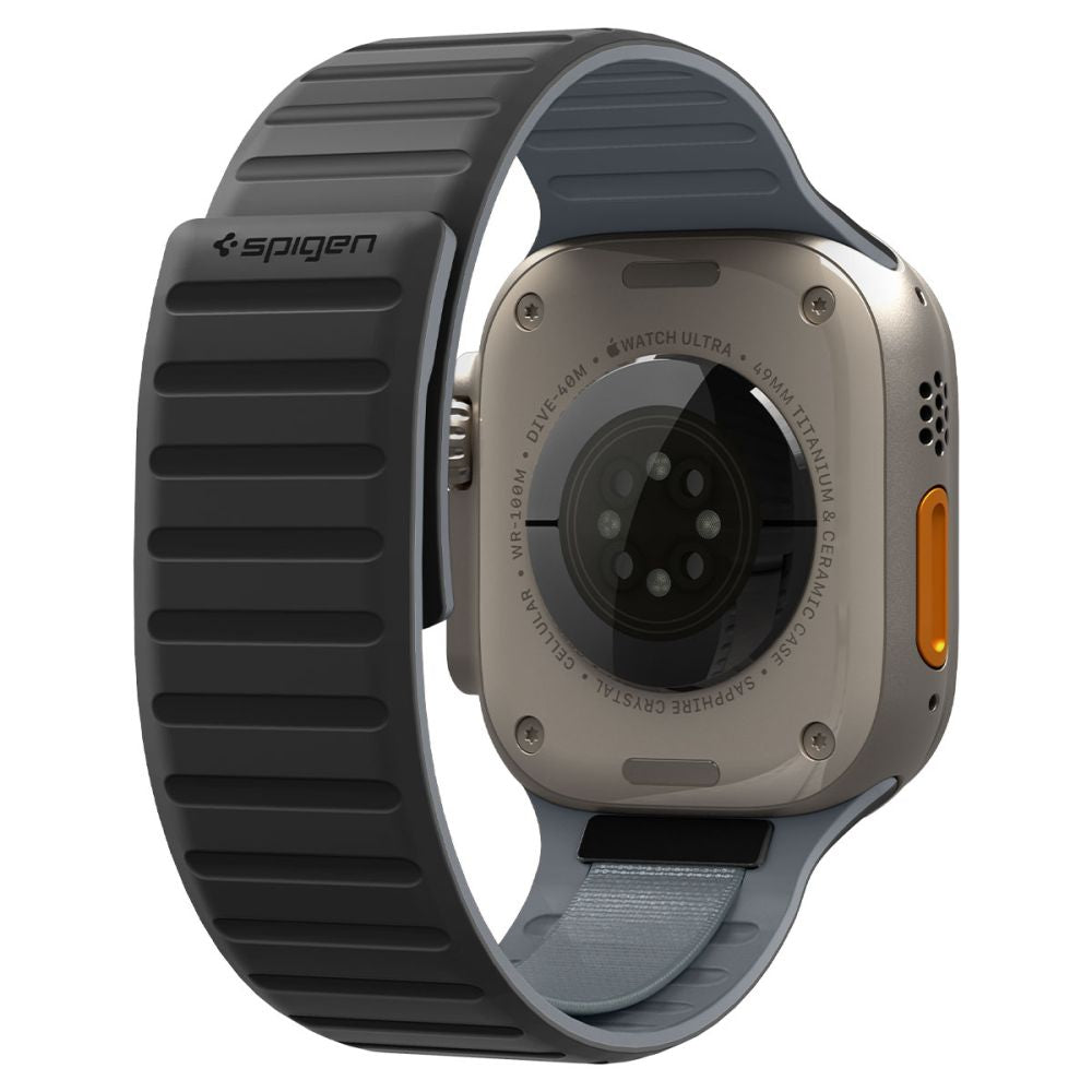 Spigen Athlex Air M Apple Watch 8 / 9 / 10 / 11 / 12 / Se / Ultra (44 / 45 / 46 / 49 Mm) Aktiv Sort/Grå