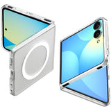 Spigen Airskin Magsafe Galaxy Z Flip 8 Klar/Hvid