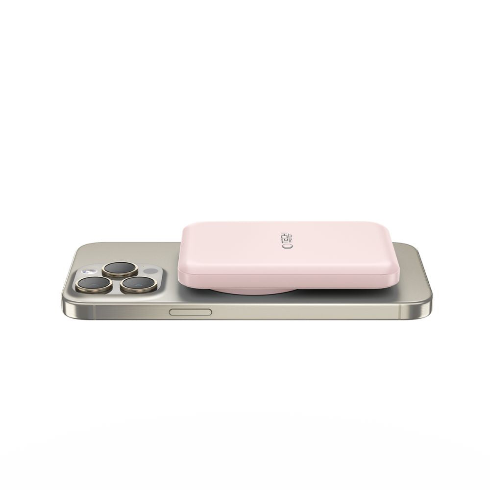 Tech Protect Pb10 Lifemag Magsafe Powerbank 5000m Ah Lyserød