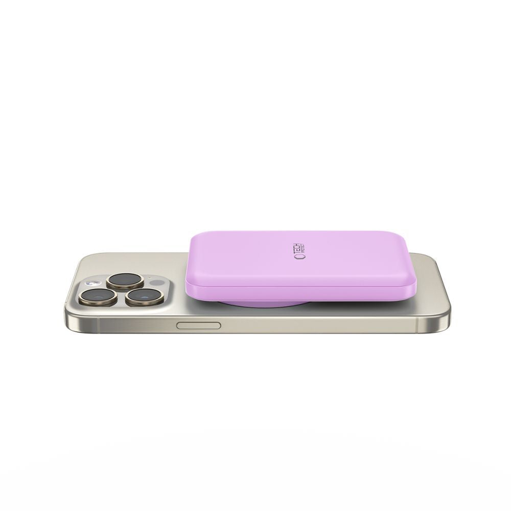 Tech Protect Pb10 Lifemag Magsafe Powerbank 5000 Mah Lilla