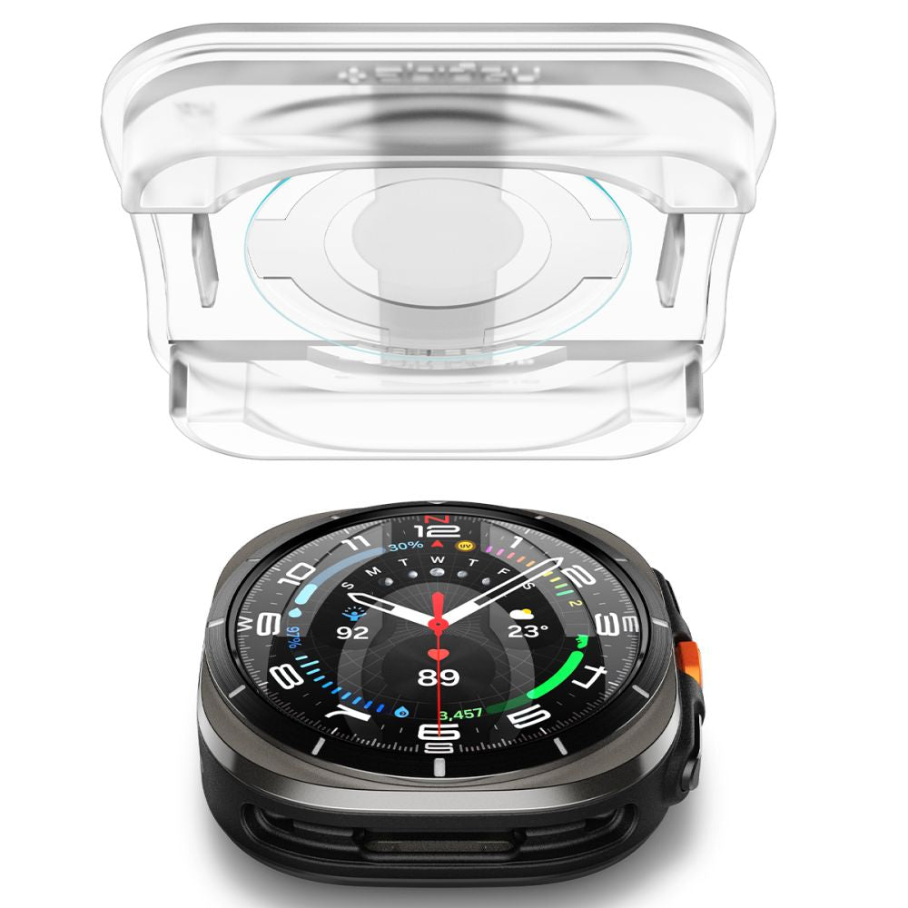 Hærdet Glas Spigen Glas.Tr ”Ez Fit” 2 Pack Samsung Galaxy Watch Ultra 2024 / 2025 (47 Mm) Klar