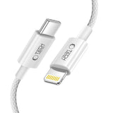 Tech Protect Ultraboost Lite Lightning Kabel Pd 27 W / 3 A 100 Cm Kølig Grå
