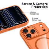 Tech Protect Magmat Magsafe Iphone 17 Pro Cosmic Orange/Klar