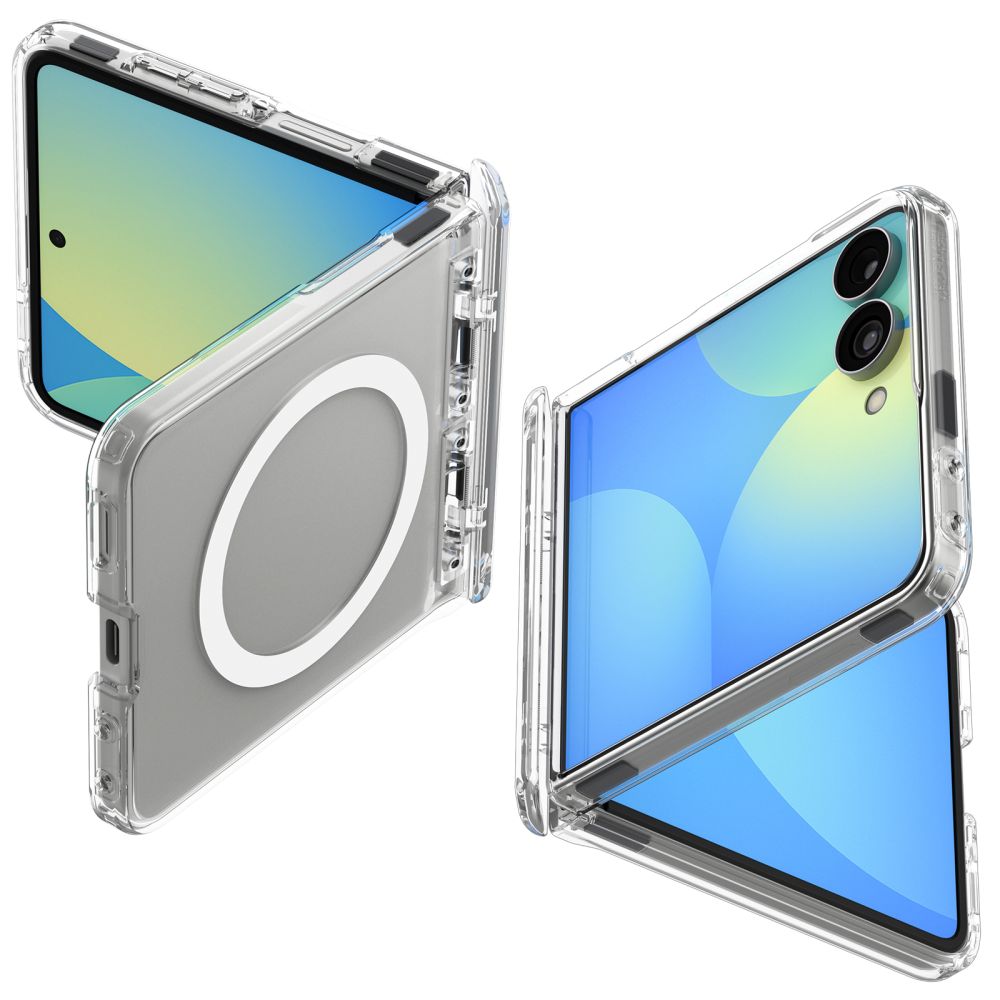 Spigen Ultra Hybrid Pro Magsafe Galaxy Z Flip 8 Klar/Hvid