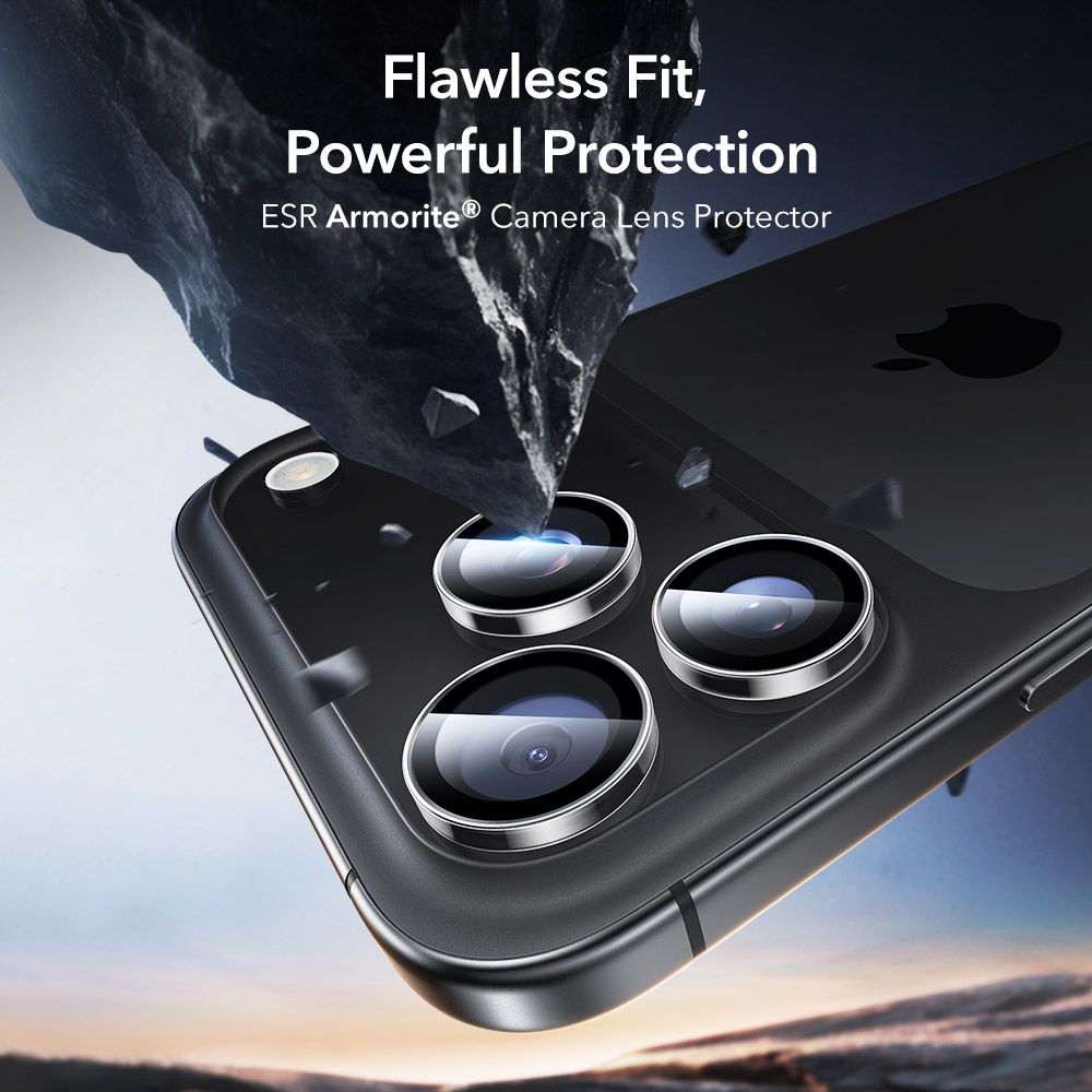 Kamera Beskyttelse Na Aparat Esr Armorite Camera Protector Iphone 14 Pro / Max / 15 Pro / Max / 16 Pro / Max / 17 Pro / Max Clear
