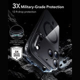 Esr Classic Hybrid Magsafe & Hærdet Glas Til Iphone 17 Pro Max / 18 Pro Max Klar/Sort