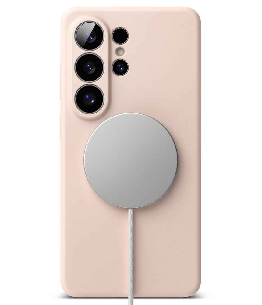 Ringke Silikone Magnetisk Magsafe Galaxy S26 Ultra Rosa Sand