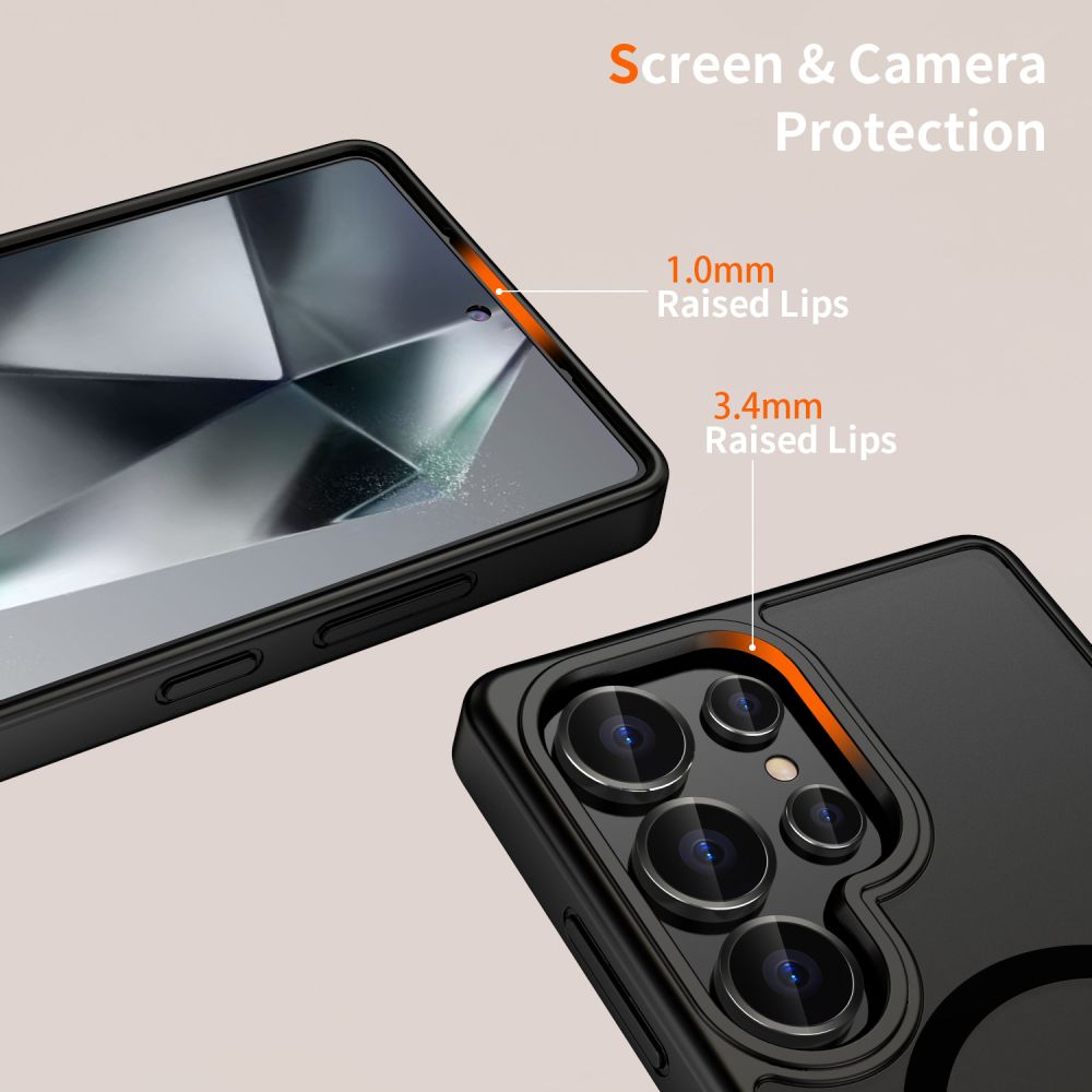 Tech Protect Magmat Magsafe Galaxy S25 Ultra Mat Sort