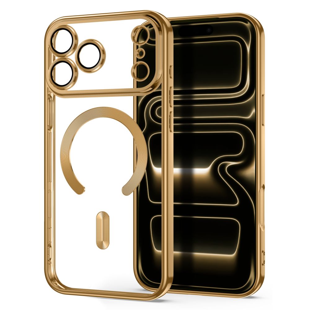 Tech Protect Magflex Magsafe Iphone 17 Pro Max / 18 Pro Max Shiny Gold