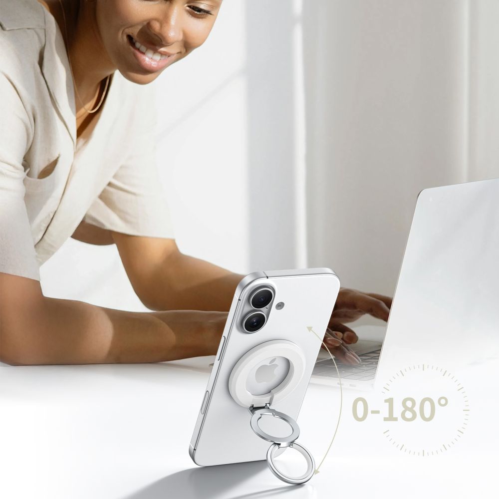 Tech Protect Mmr500 Magnetisk Magsafe Telefonring Hvid