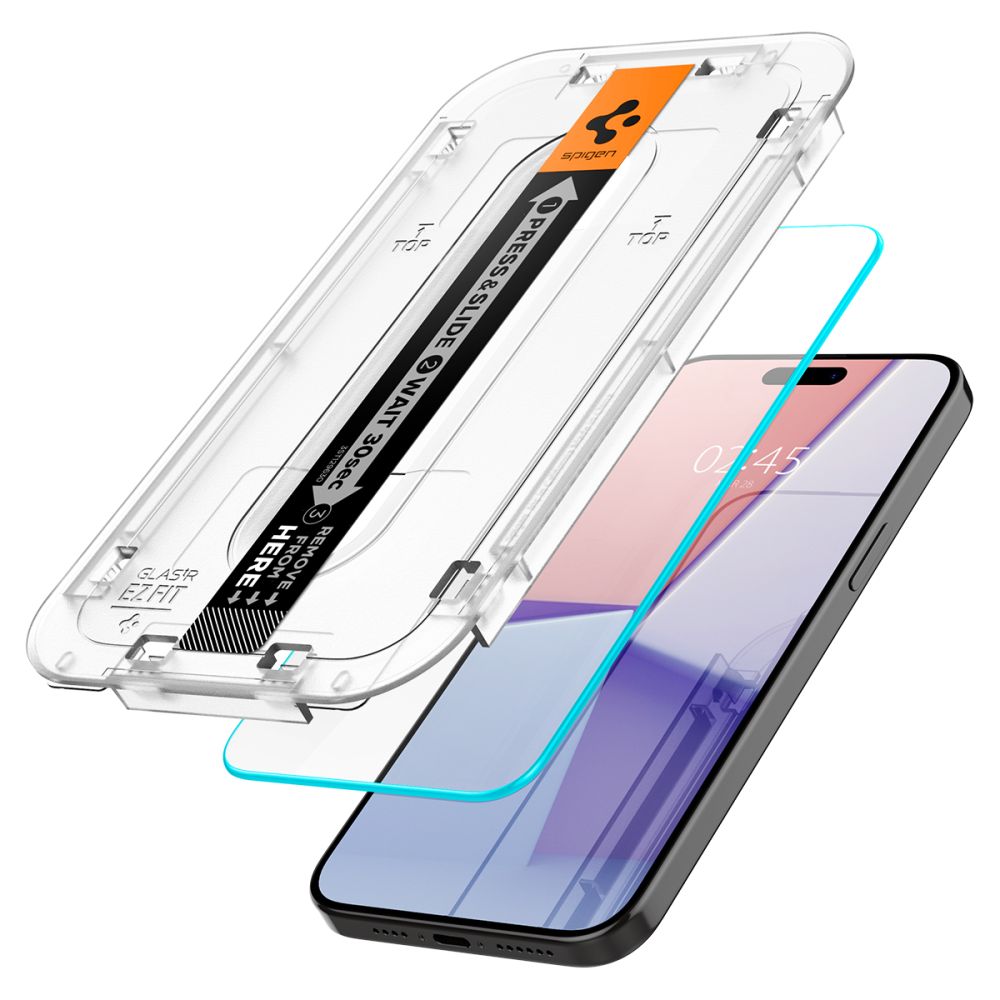 Hærdet Glas Spigen Glas.Tr ”Ez Fit” 2 Pack Iphone 15 Pro Max Clear