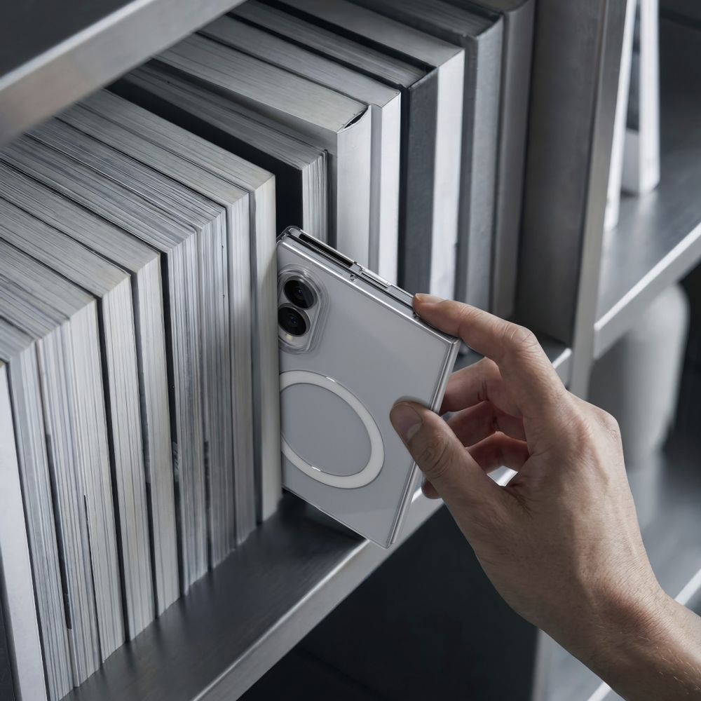 Spigen Airskin Magsafe Galaxy Z Fold 8 Klar/Hvid