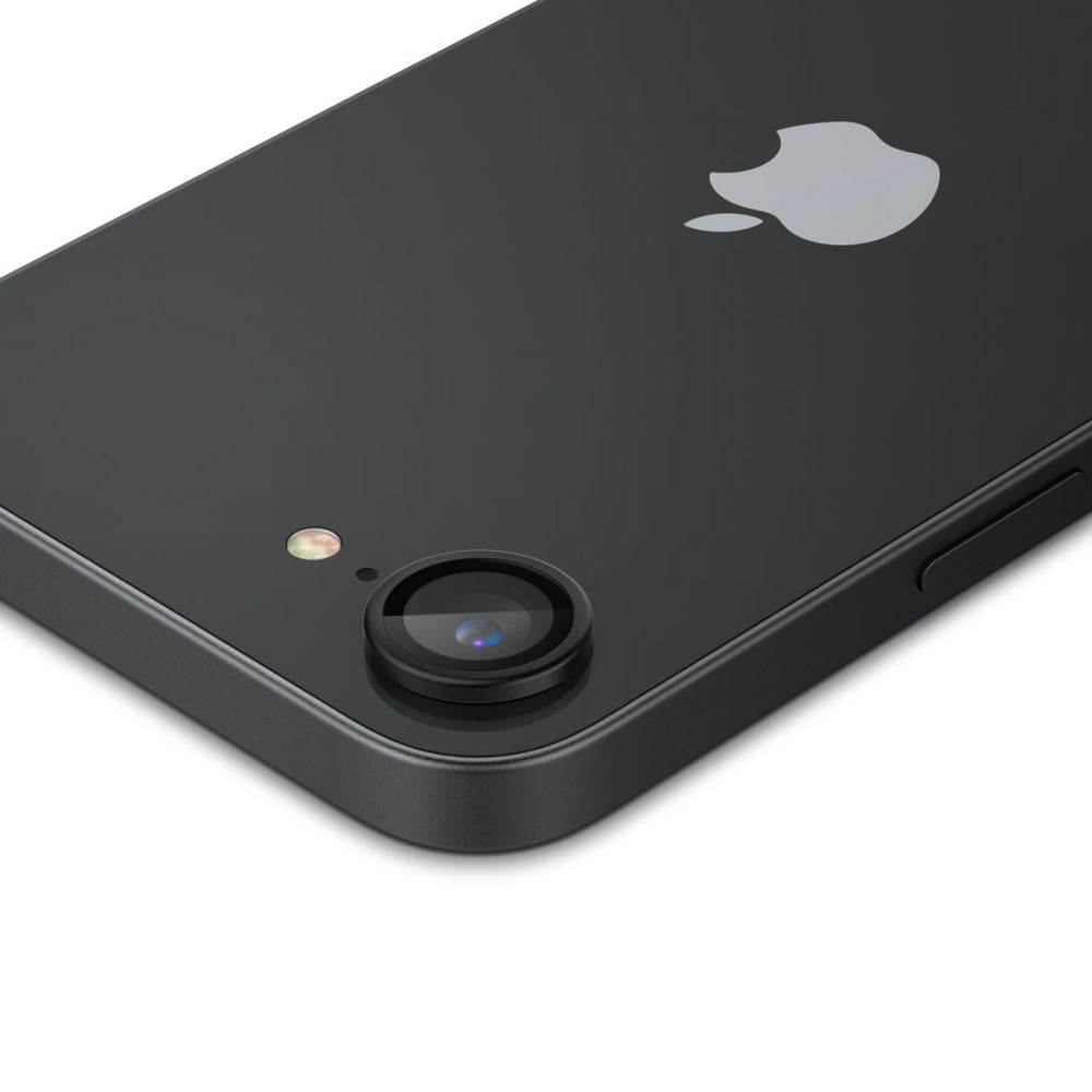 Kamera Beskyttelse Spigen Optik Pro Glas.Tr ”Ez Fit” Camera Protector 2 Pack Iphone 16 E / 17 E Sort