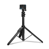 Spigen S560 W Bluetooth Selfie Stick Langt Stativ Sort