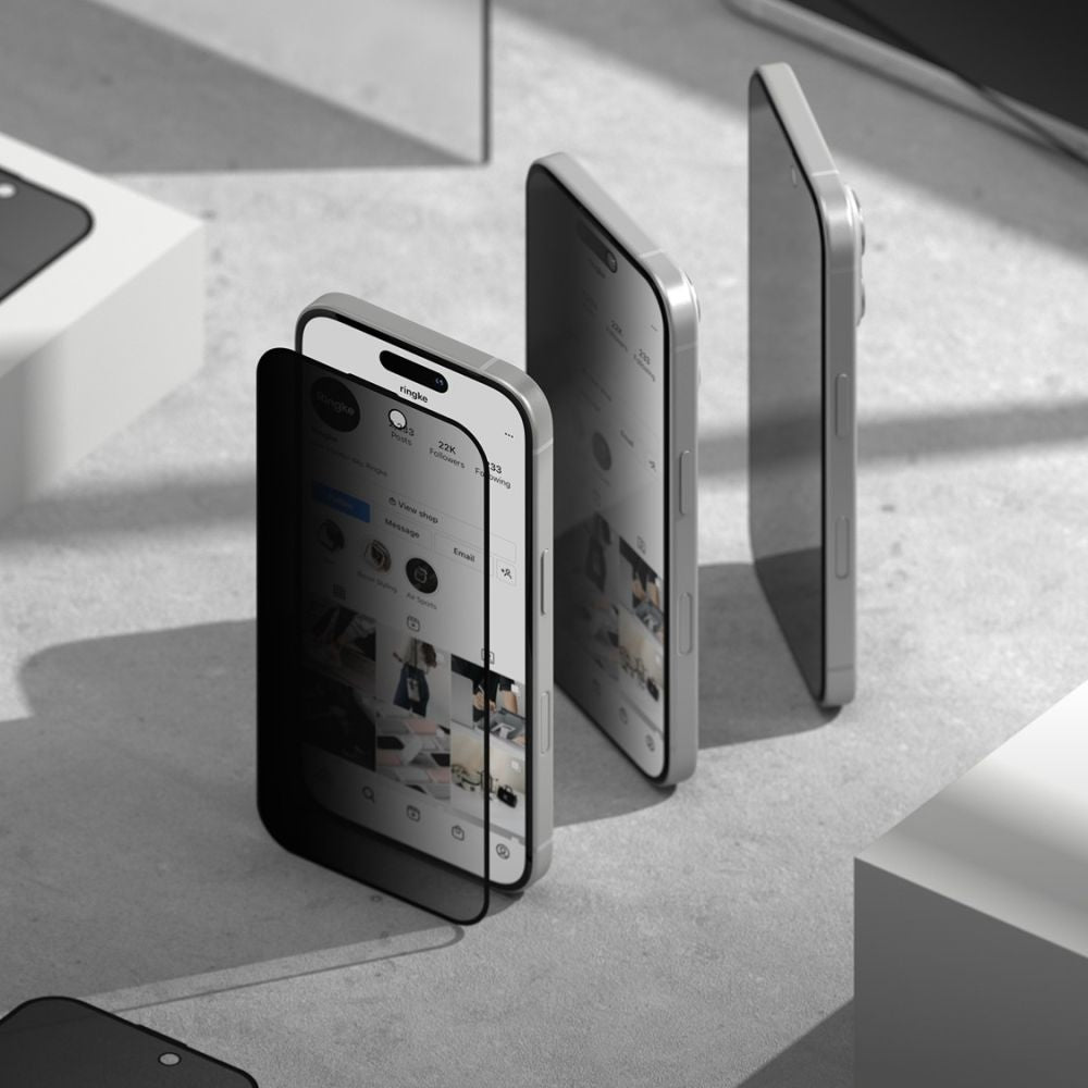 Privacyglas Ringke Easy Slide 2 Pack Iphone 16 Pro Privacy