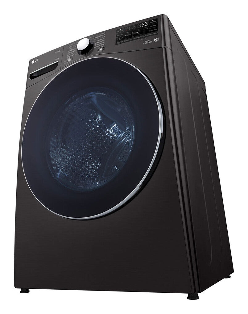 LG RH18U8JVCW tørretumbler Fritstående Front-læsning 18 kg Sort