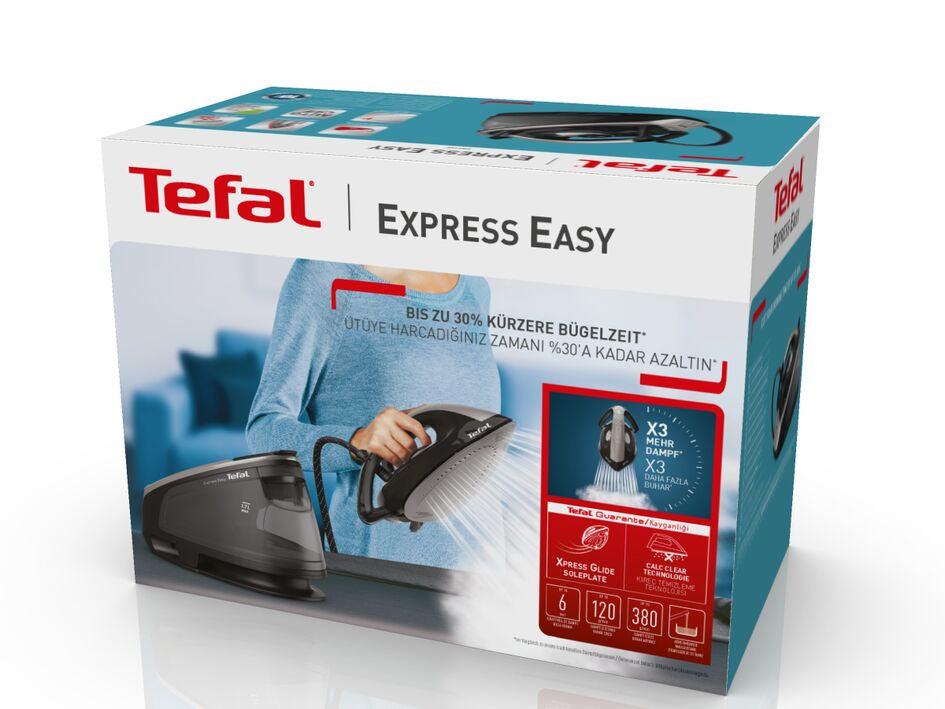 Tefal Express Easy SV6140E0 Dampstrygejern 2200 W 1.7 L sort/grå
