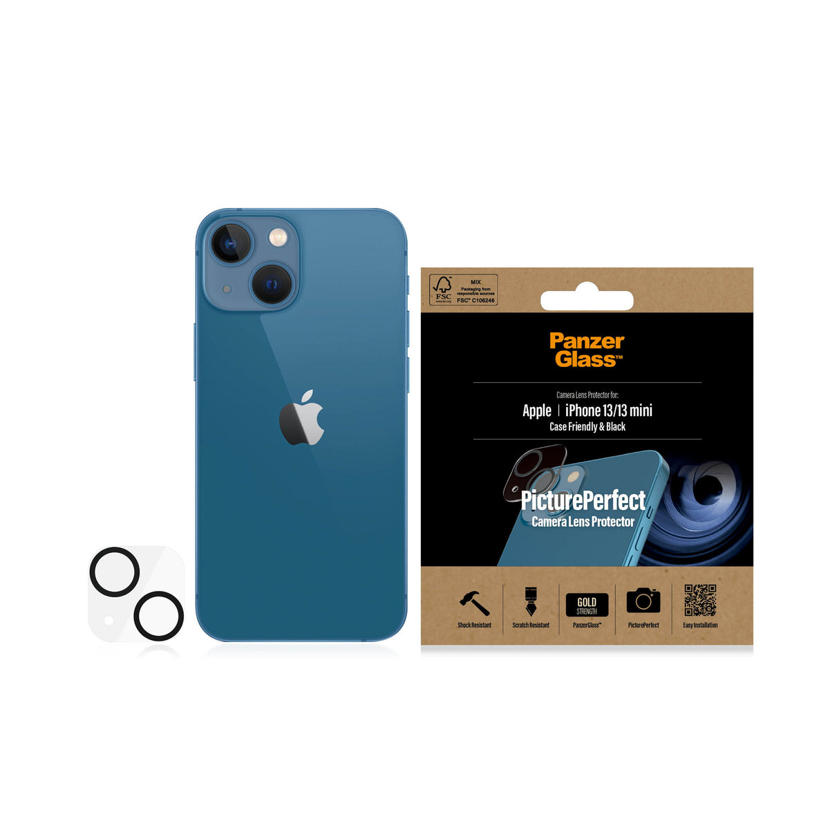 PanzerGlass ® PicturePerfect Kameralinsebeskytter iPhone 13 | Mini