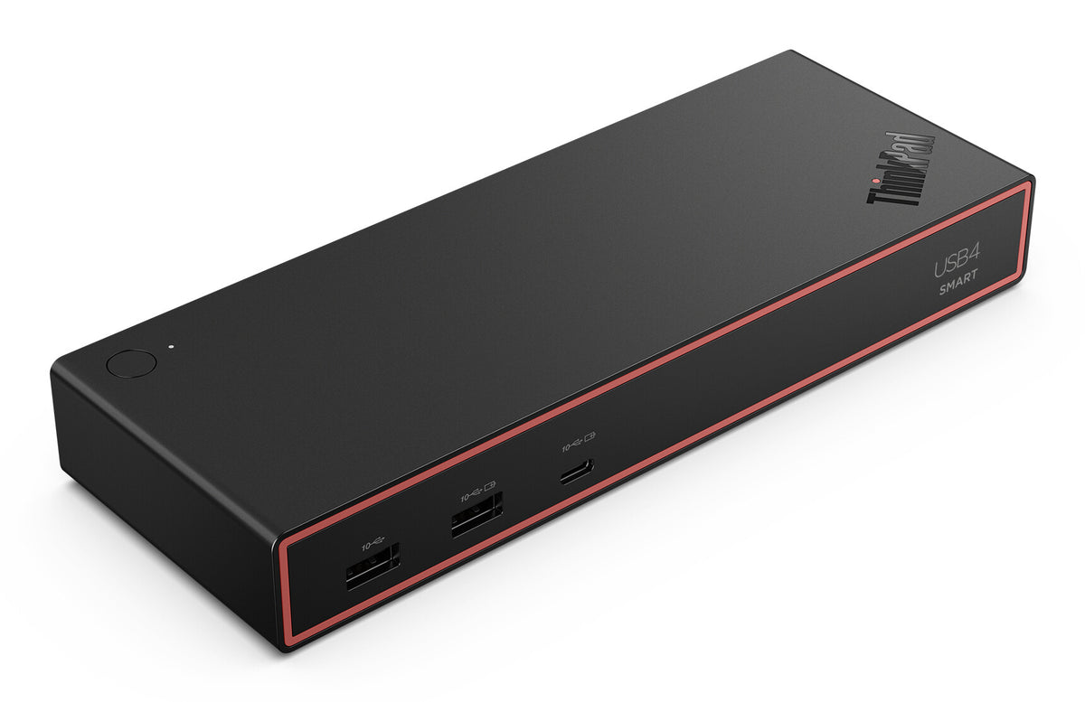 Lenovo ThinkPad USB4 Smart Dock 5500 Ledningsført Sort