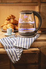 Adler AD 1286 elkedel 2 L 2200 W Grå, Transparent