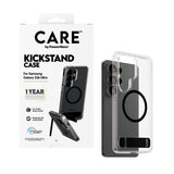 CARE by PanzerGlass Urban Explorer Case Transparent w. Black Kickstand & Qi Samsung Galaxy S26 Ultra