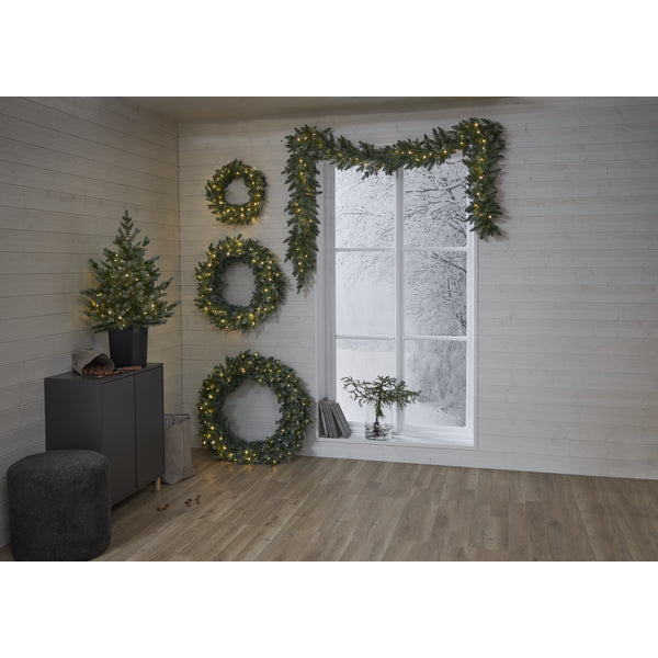 Star Trading Torpa 5 arm hvid adventsstage