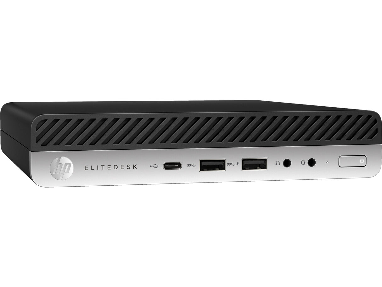 T1A HP EliteDesk 800 G5 Refurbished Intel® Core™ i5 i5-9500T 8 GB DDR4-SDRAM 512 GB SSD Windows 11 Pro Mini PC Sort, Sølv