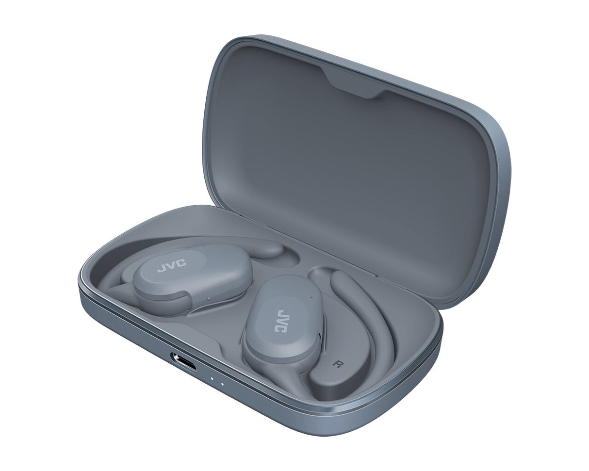 JVC HA-NP40T Headset True Wireless Stereo (TWS) Ørekrog, I ørerne Opkald/musik Bluetooth Grå
