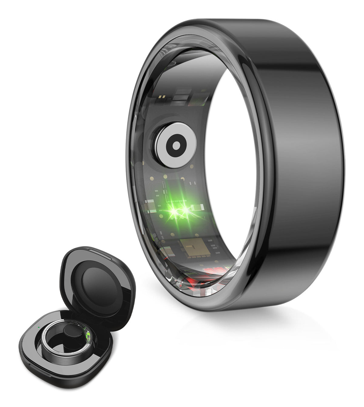 Ksix Saturn Nej Aktivitetsmåler med smart ring IP68 Sort
