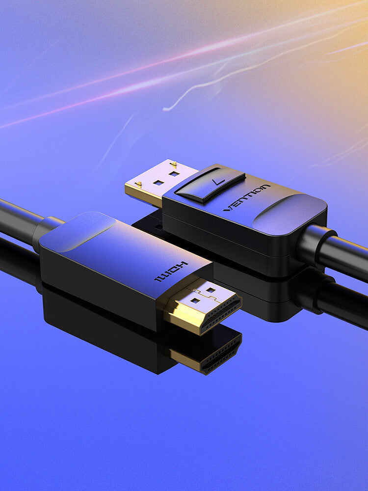 Vention HADBH videokabel adapter 2 m DisplayPort HDMI Sort