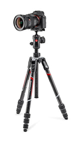 Manfrotto MKBFRTC4-BH kamerastativ Håndholdte videokameraer 3 ben Sort, Sølv