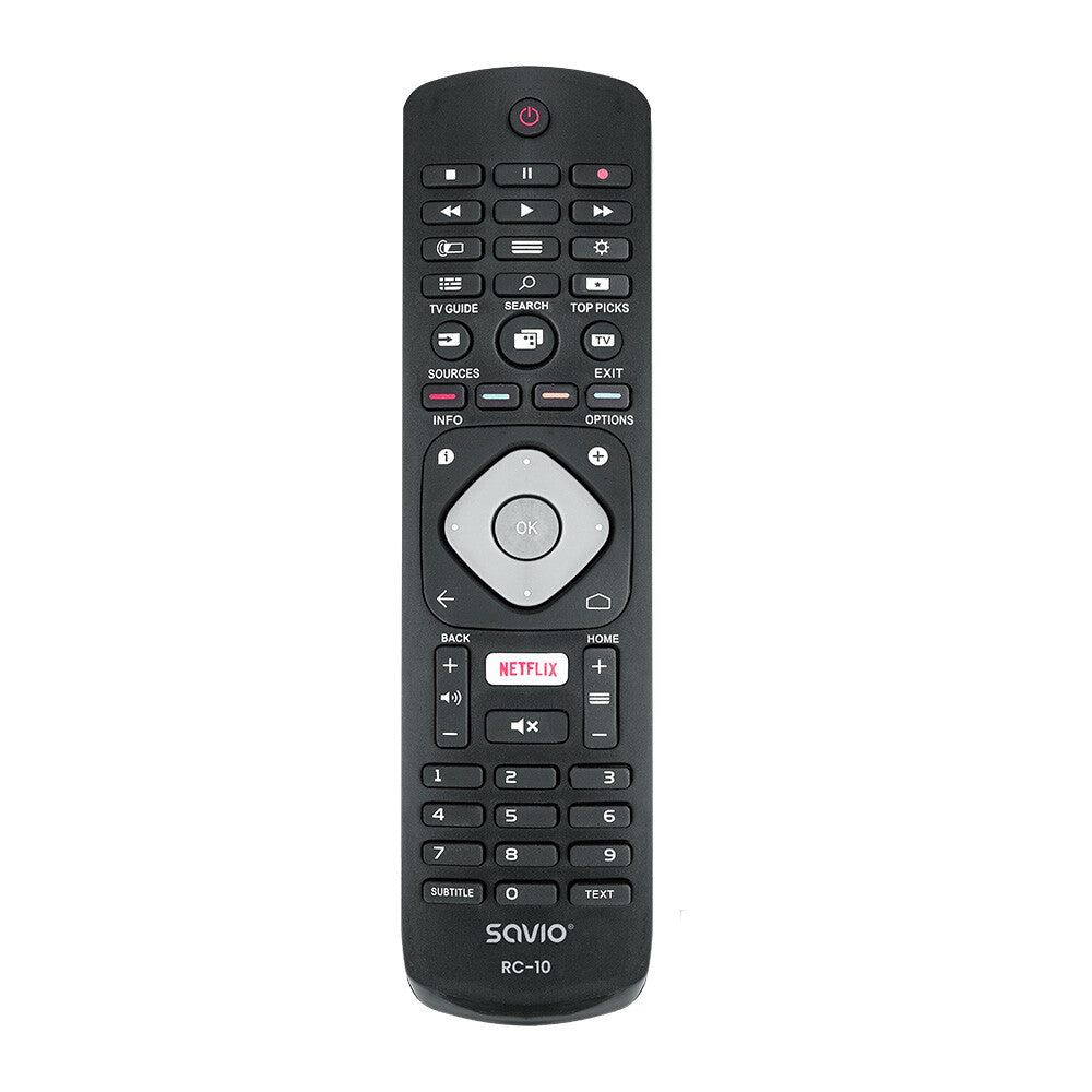 Savio RC-10 do TV Philips fjernbetjening IR trådløs Tryk på knapper