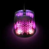 Deltaco Gaming DM310 ultralight mouse, semi-transparent blac